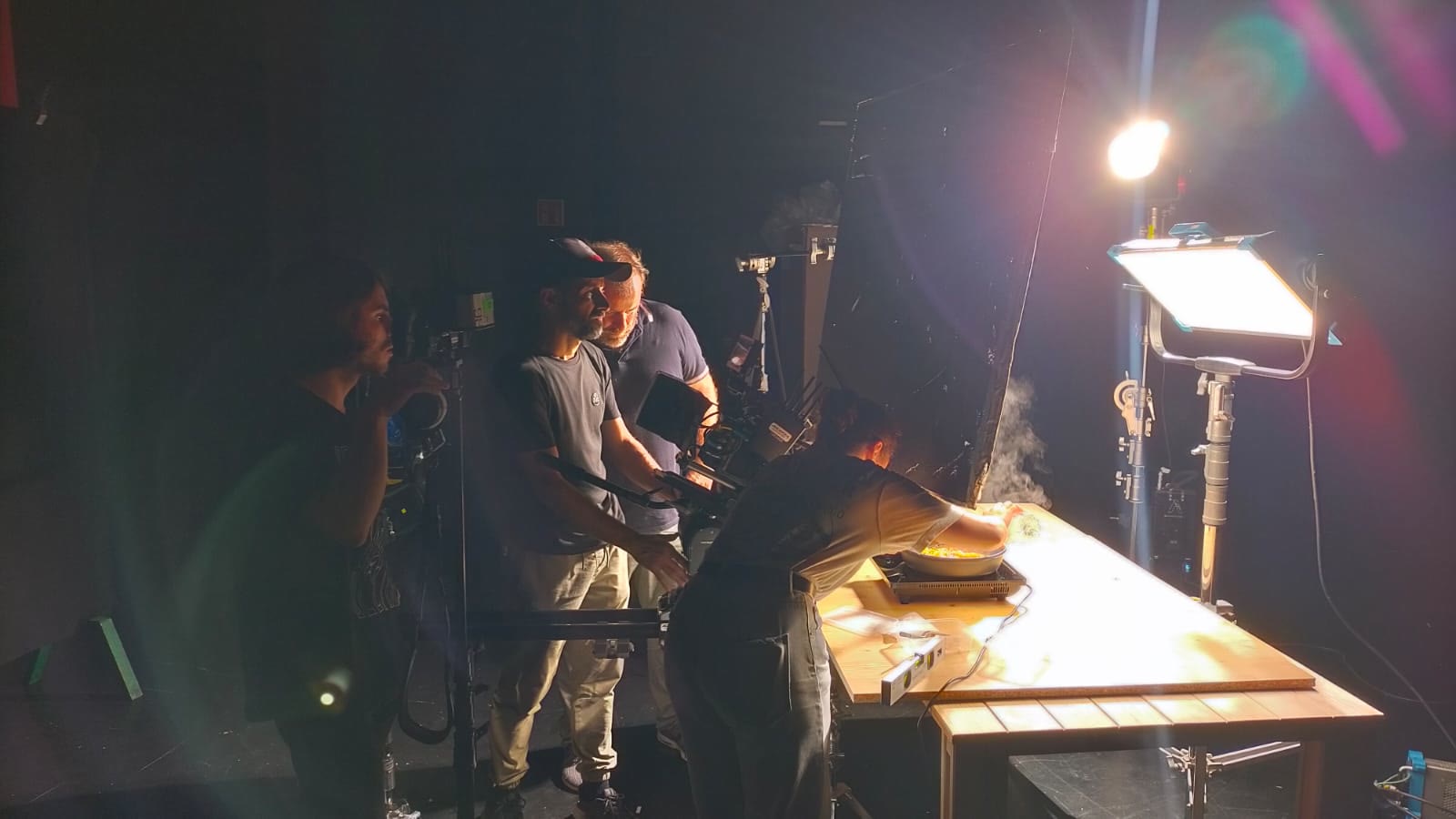 Rodaje de producción audiovisual gastronómica de LASZLO HACE